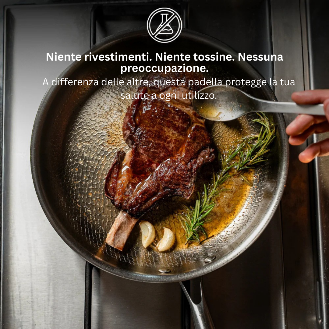 Duo set klassieke titanium pannen