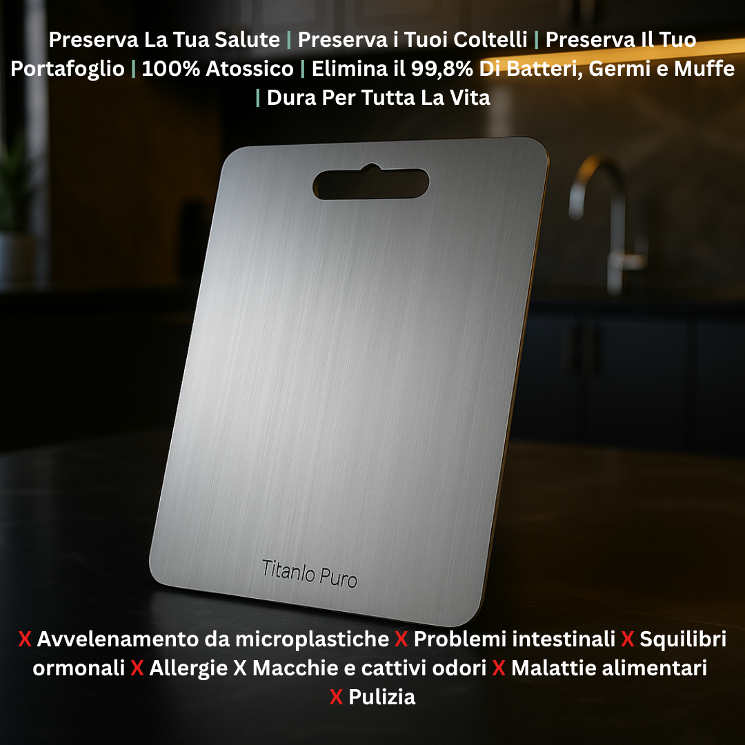 Titanio Puro - Snijplank van titanium