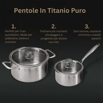 Pannen van puur titanium