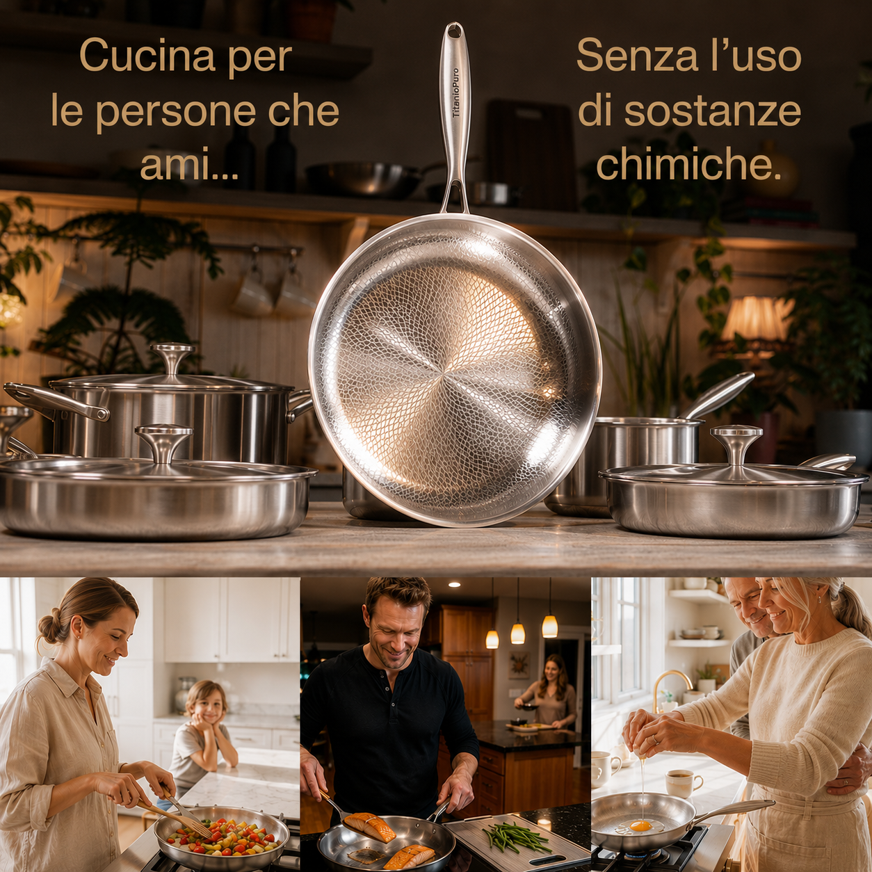 Titanium pan