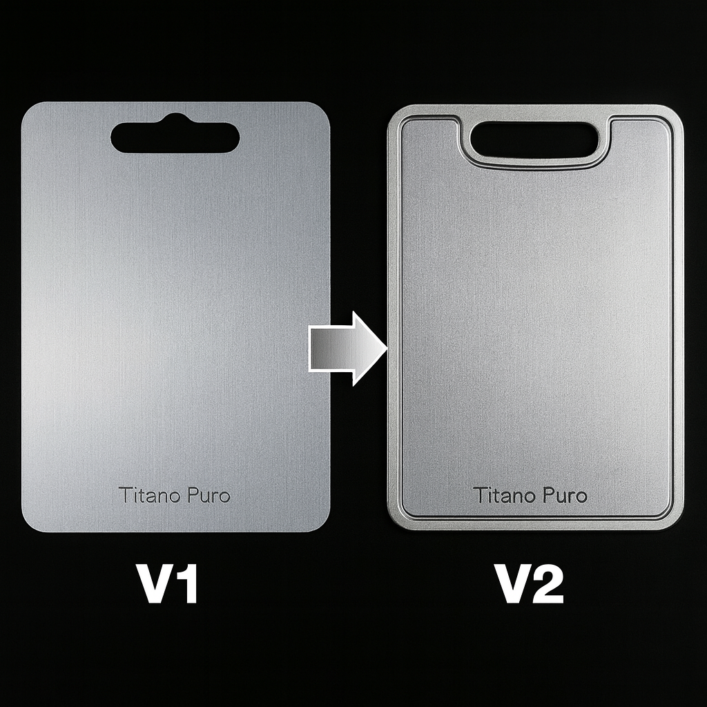 Titanio Puro - Snijplank van titanium V2