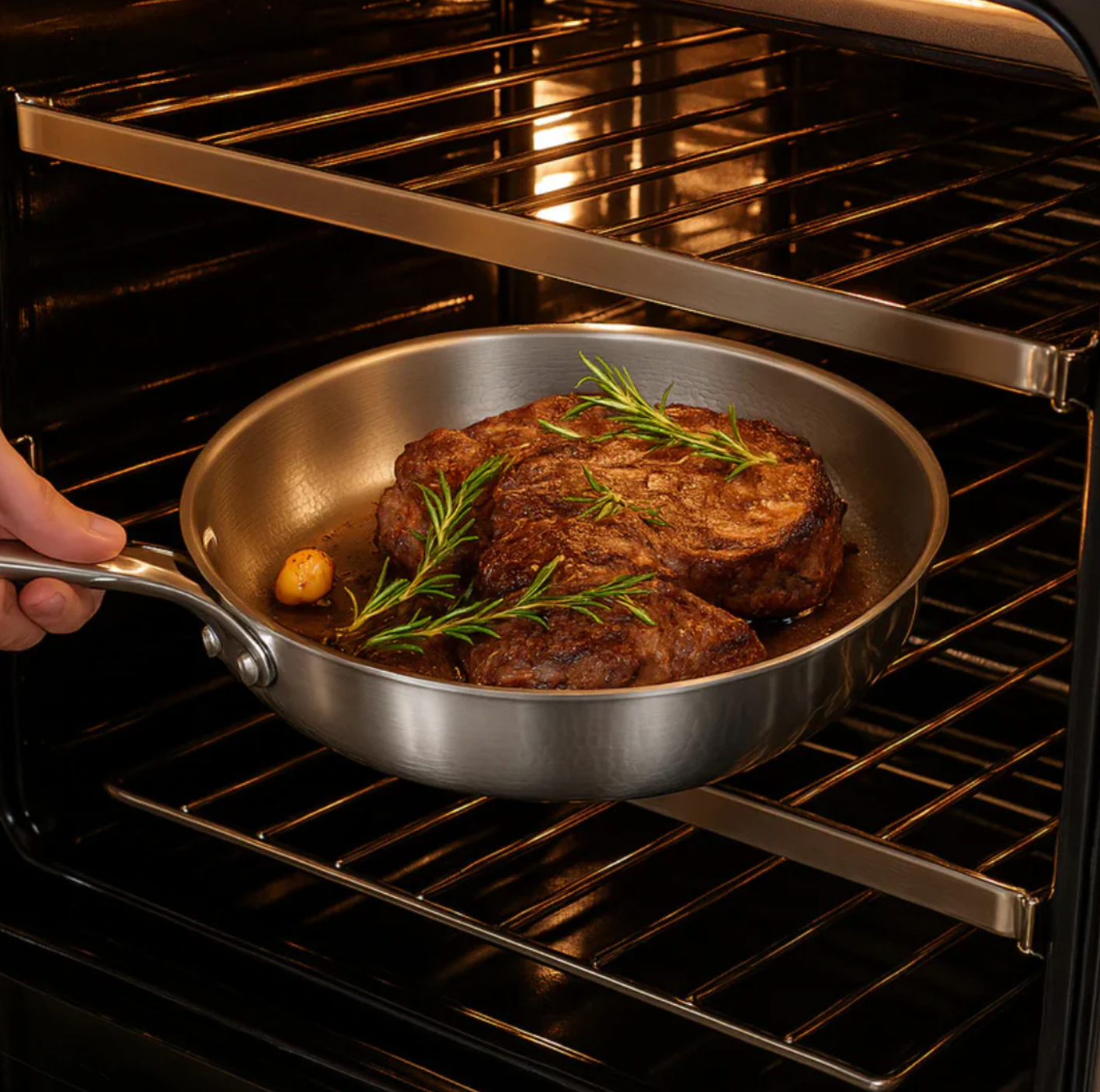 Deksel voor titanium pan