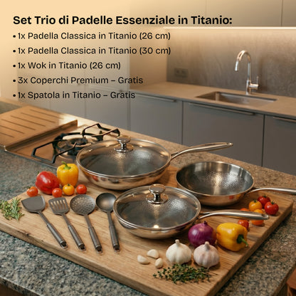 Trio set essentiële pannen
