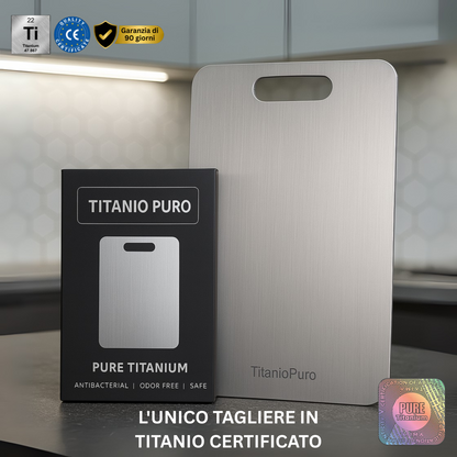 Titanio Puro - Snijplank van titanium